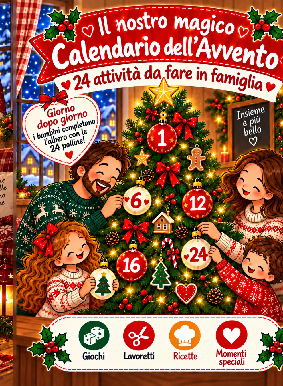 Copertina del libro Il nostro magico Calendario dell’Avvento
